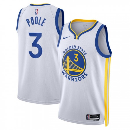 NBA Mænd Trøje Golden State Warriors Poole 3 2022-23 Jordan Nike Association Edition Hvid Swingman NBA Mænd Trøje Golden State Warriors Poole 3 2022-23 Jordan Nike Association Edition Hvid Swingman